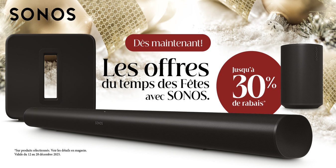 Sonos Holiday Season Eligible Products | SONXPLUS Lac-St-Jean