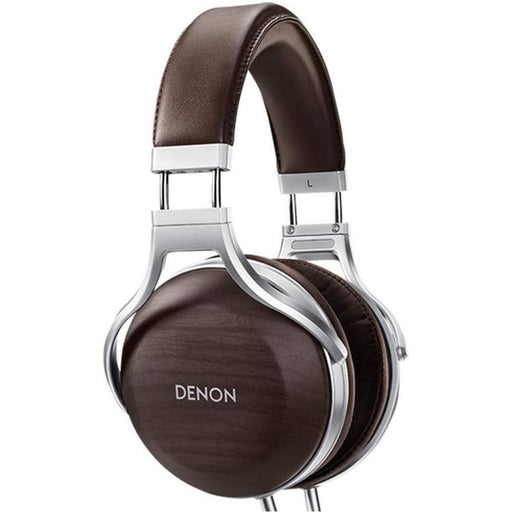 Denon AH-D5200 | Écouteur filaire circum-auriculaire - Coques en Zebrawood - Structure en Aluminium - Haut de gamme - Léger - Brun-SONXPLUS Lac St-Jean