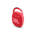 JBL Clip 4 | Haut-parleur Ultra-portable - Bluetooth - Imperméable - Autonomie 10 Heures - Rouge-SONXPLUS Lac St-Jean