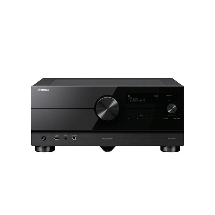 Yamaha RXA8A | 11.2 Home Theater AV Receiver - Aventage Series - HDMI 8K - MusicCast - HDR10+ - 150W X 11 with Zone 3 - Black-SONXPLUS Lac St-Jean