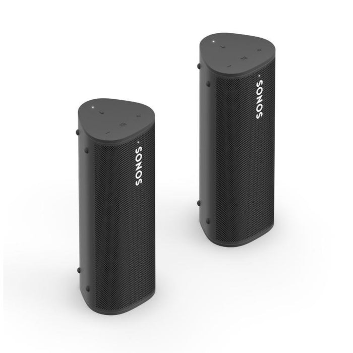 Sonos | Ensemble Aventure - 2 Haut-parleurs Roam portatifs - Bluetooth - Étanche - Noir-SONXPLUS Lac St-Jean