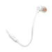 JBL Tune 110 | Wired in-ear headphones - With 1-button remote control - Microphone - White-SONXPLUS Lac St-Jean