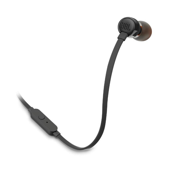 JBL Tune 110 | Écouteurs filaire intra-auriculaires - Avec télécommande 1 bouton - Microphone - Noir-SONXPLUS Lac St-Jean