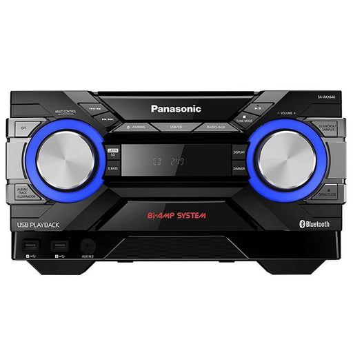 Panasonic SC-AKX640K | Chaîne Stéréo CD - Bluetooth - AIRQUAKE BASS - Bi-Amp - DJ Jukebox - Éclairage LED multicolore-SONXPLUS Lac St-Jean