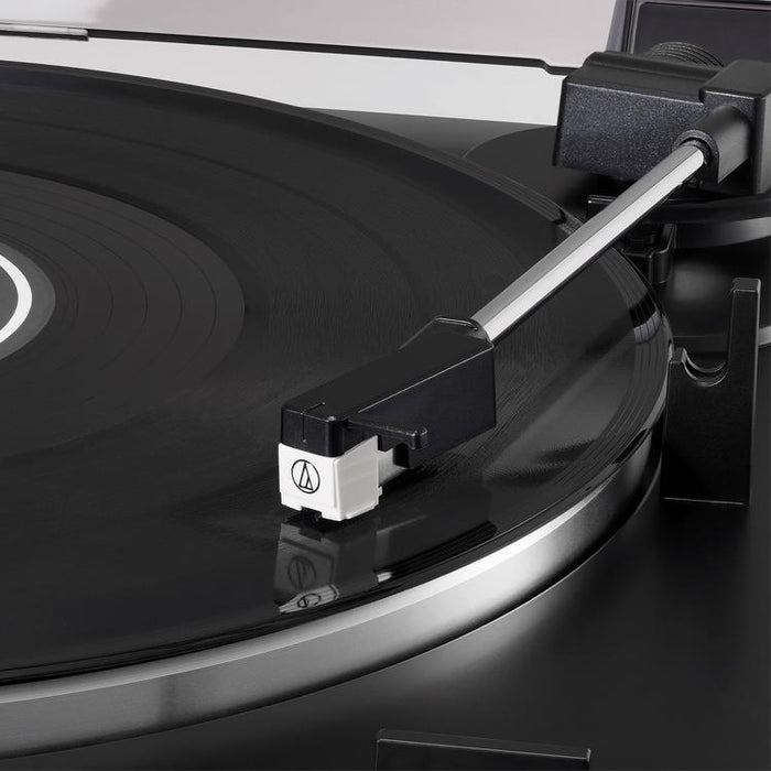 Audio-Technica AT-LP60XBK | Stereo Turntable - Belt Drive - Fully Automatic - Black-SONXPLUS Lac St-Jean