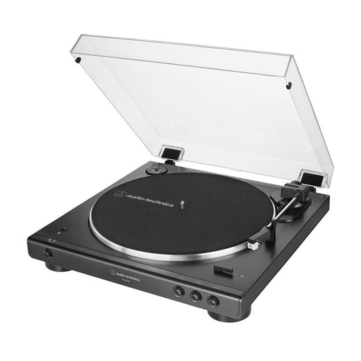 Audio-Technica AT-LP60XBTBK | Table tournante Stéréo - Sans fil - Bluetooth - Entraînement par courroie - Entièrement automatique - Noir-SONXPLUS Lac St-Jean