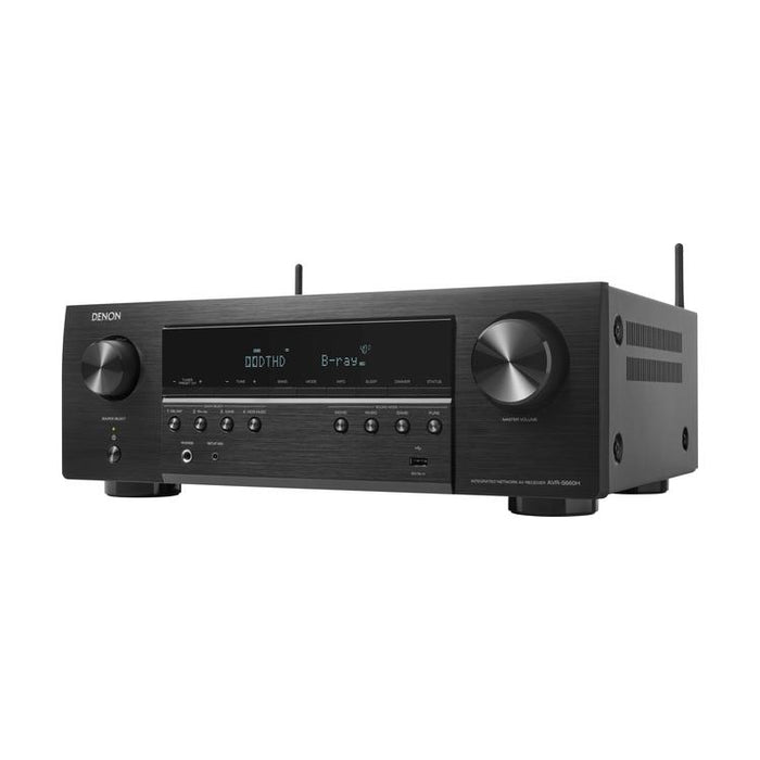 Denon AVRS660H | 5.2 channel AV receiver - Home theater - 8K - HEOS integrated - Voice control - 75 W / Channel - Black-SONXPLUS Lac St-Jean