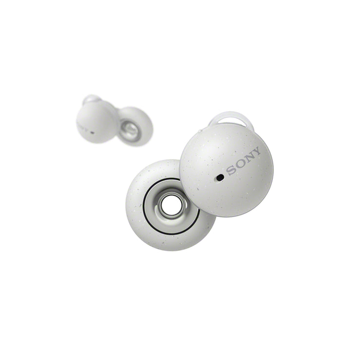 Sony WF-L900 | Écouteurs intra-auriculaires - LinkBuds - 100% Sans fil - Bluetooth - Microphone - Contrôle adaptatif - Jusqu'à 17,5 heures d'autonomie - Blanc-SONXPLUS Lac St-Jean