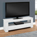 Monarch Specialties I 2601 | Meuble TV - 48" - 2 Tiroirs de rangement - Blanc-SONXPLUS Lac St-Jean