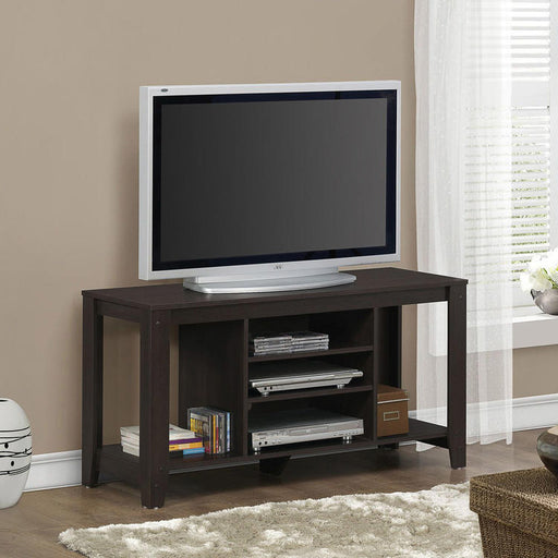 Monarch Specialties I 3529 | TV Stand - 48" - Espresso-SONXPLUS Lac St-Jean