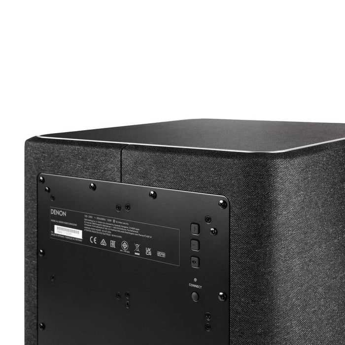 Denon Home Sub | Caisson de graves 8" - Sans fil - HEOS intégré - Connexion Wifi - Compatible avec barre de son et haut-parleurs Denon Home - Noir-SONXPLUS Lac St-Jean