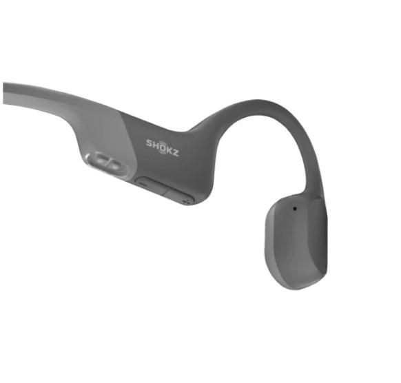 SHOKZ OpenRun | Bone Conduction Earphones - Sport - Bluetooth - 8 Hours autonomy - Grey-SONXPLUS Lac St-Jean