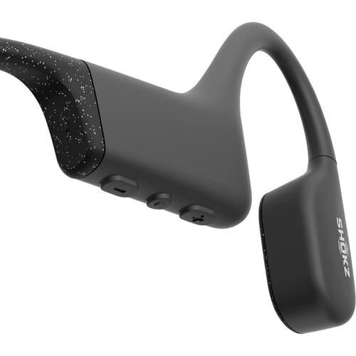 SHOKZ OpenSwim | Écouteurs à conduction osseuse - Pour Natation - Sans fil - Étanchéité IP68 - 8 Heures d'autonomie - Noir-SONXPLUS Lac St-Jean