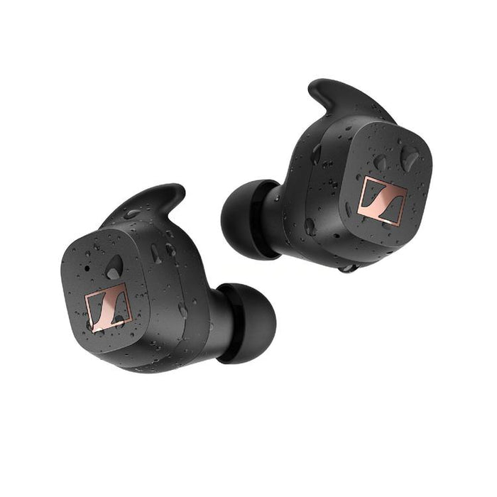 Sennheiser SPORT True Wireless | Écouteurs intra-auriculaire - Sans fil - Bluetooth - IP54 - Adaptateurs d'oreille inclus - Noir-SONXPLUS Lac St-Jean