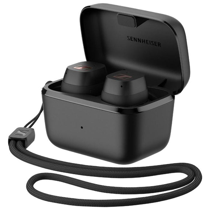 Sennheiser SPORT True Wireless | Écouteurs intra-auriculaire - Sans fil - Bluetooth - IP54 - Adaptateurs d'oreille inclus - Noir-SONXPLUS Lac St-Jean