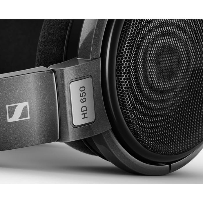 Sennheiser HD 650 | Écouteurs circum-auriculaires dynamique - Conception à dos ouvert - Pour Audiophile - Filaire - Câble OFC détachable - Noir-SONXPLUS Lac St-Jean