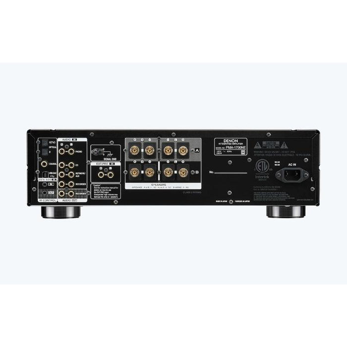 Denon PMA-1700NE | Integrated amplifier - 140W - Push-pull MOS circuit - Black-SONXPLUS Lac St-Jean