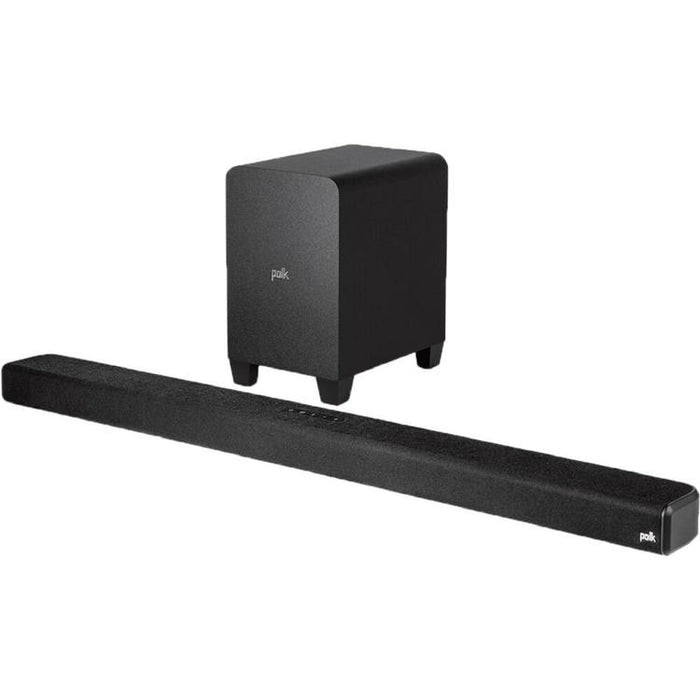 Polk Signa S4 | Barre de son 3.1.2 Certifié Dolby Atmos - Avec Caisson de graves sans fil - Bluetooth - Expérience de Cinéma Maison - Voice Adjust - Noir-SONXPLUS Lac St-Jean