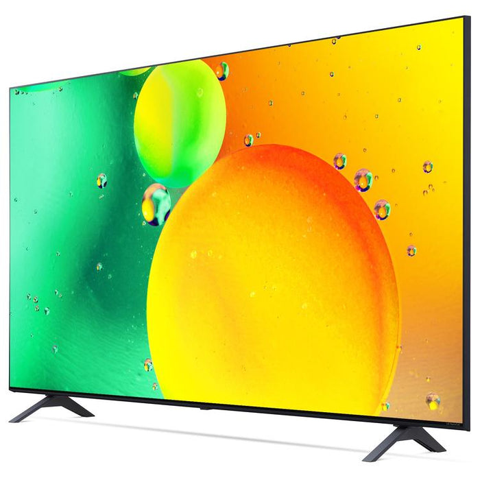 LG 43NANO75UQA | 43" NanoCell 4K Smart TV - LED - Nano75 Series - HDR - Processor IA a5 Gen5 4K - Black-SONXPLUS Lac St-Jean