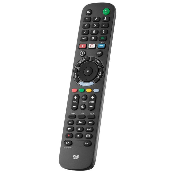 One for All URC4812R | Direct replacement remote control for any Sony TV - Replacement Series - Black-SONXPLUS Lac St-Jean