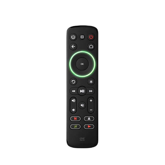 One for All URC7935R | Télécommande universelle intelligente pour téléviseur, appareil de streaming et barre de son - Série Smart - Noir-SONXPLUS Lac St-Jean