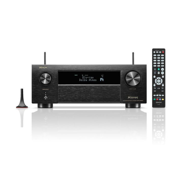 Denon AVRX4800H | 9.4 channel AV receiver - 8K - Auro 3D - Home theater - HEOS - Black-SONXPLUS Lac St-Jean