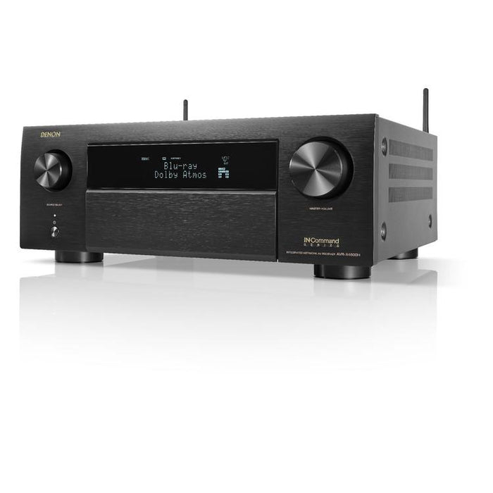 Denon AVRX4800H | Récepteur AV 9.4 canaux - 8K - Auro 3D - Cinéma maison - HEOS - Noir-SONXPLUS Lac St-Jean