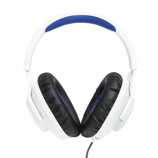 JBL Quantum 100P | Casque de jeu filaire circum-auriculaire - Pour Console Playstation - Blanc/Bleu-SONXPLUS Lac St-Jean