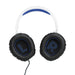 JBL Quantum 100P | Wired circumaural gaming headset - For Playstation - White/Blue-SONXPLUS Lac St-Jean