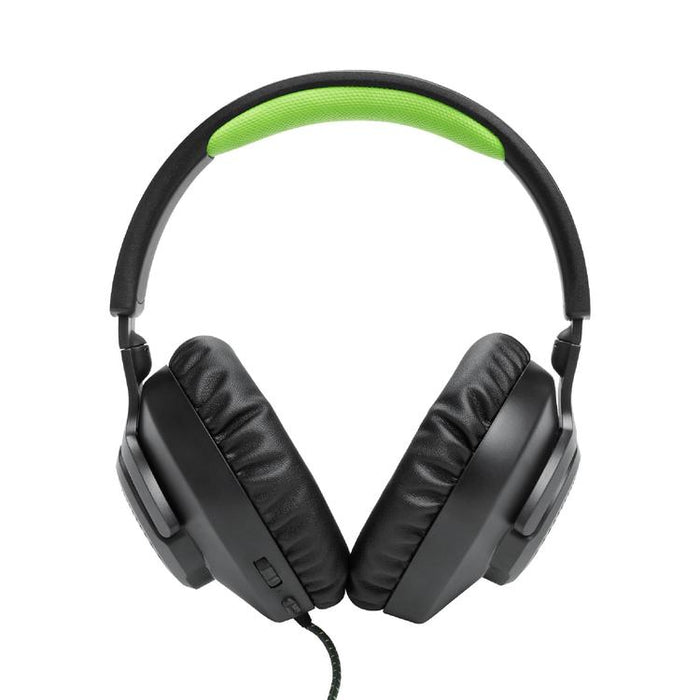 JBL Quantum 100X | Wired Circum-Aural Gaming Headset - For X-box Console - Black/Green-SONXPLUS Lac St-Jean