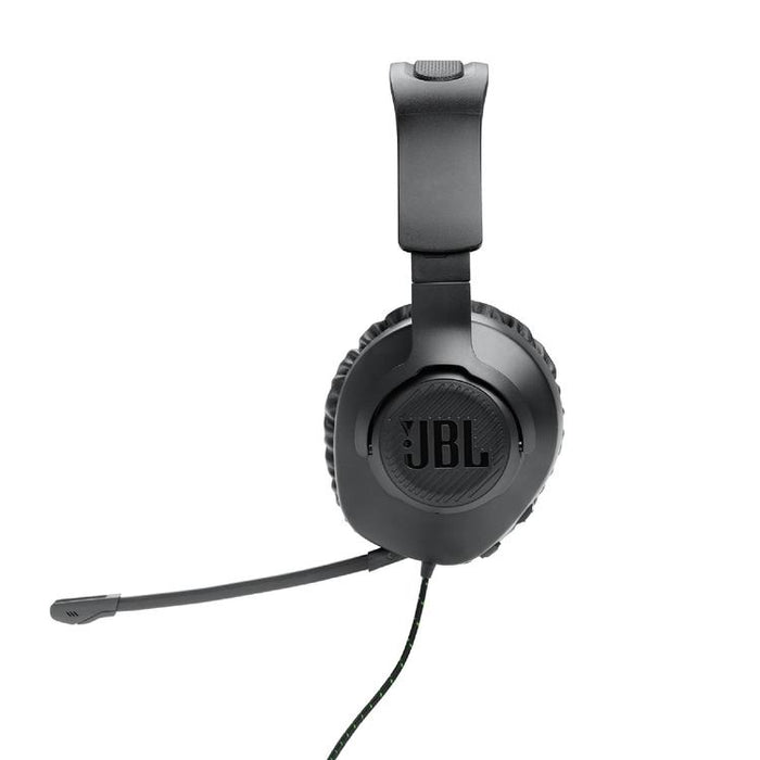 JBL Quantum 100X | Casque de jeu filaire circum-auriculaire - Pour Console X-box - Noir/Vert-SONXPLUS Lac St-Jean