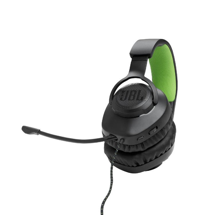 JBL Quantum 100X | Wired Circum-Aural Gaming Headset - For X-box Console - Black/Green-SONXPLUS Lac St-Jean