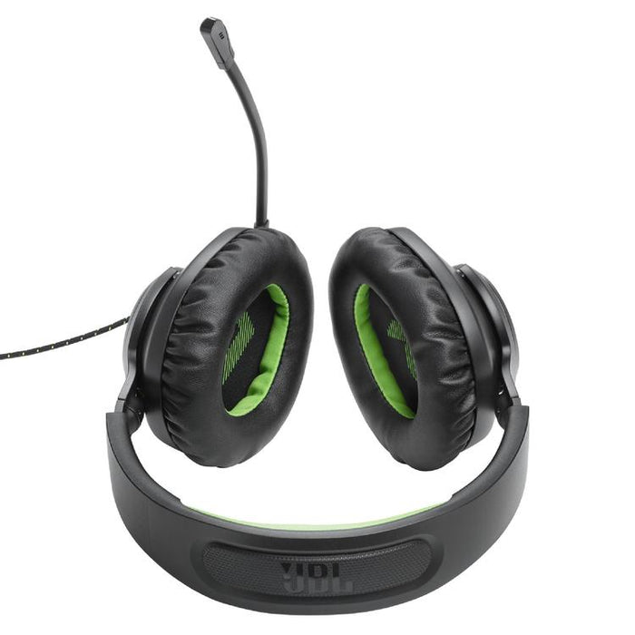 JBL Quantum 100X | Casque de jeu filaire circum-auriculaire - Pour Console X-box - Noir/Vert-SONXPLUS Lac St-Jean