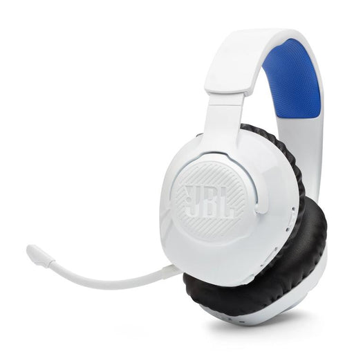 JBL Quantum 360P | Casque de jeu circum-auriculaire - Sans Fil - Pour Console Playstation - Blanc/Bleu-SONXPLUS Lac St-Jean