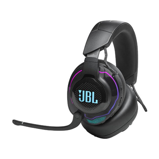 JBL Quantum 910 | Casque de jeu Pro circum-auriculaire - Sans Fil - Éclairage RGB - Réduction de bruit - Noir-SONXPLUS Lac St-Jean