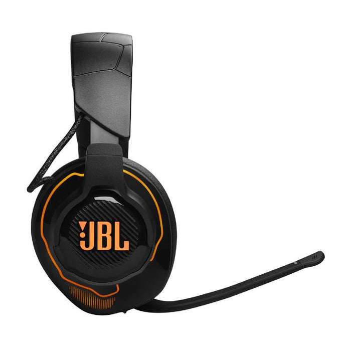 JBL Quantum 910 | Casque de jeu Pro circum-auriculaire - Sans Fil - Éclairage RGB - Réduction de bruit - Noir-SONXPLUS Lac St-Jean