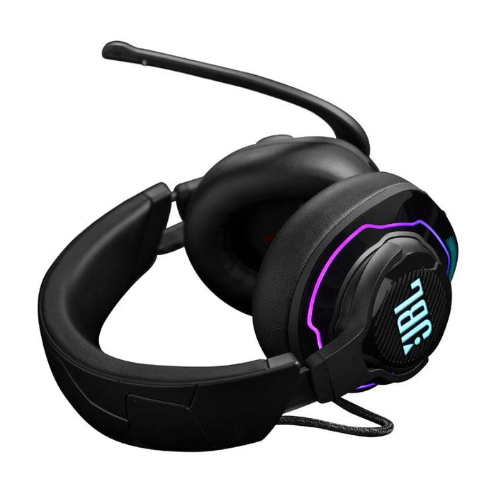 JBL Quantum 910 | Pro circumaural gaming headphones - Wireless - RGB lighting - Noise reduction - Black-SONXPLUS Lac St-Jean