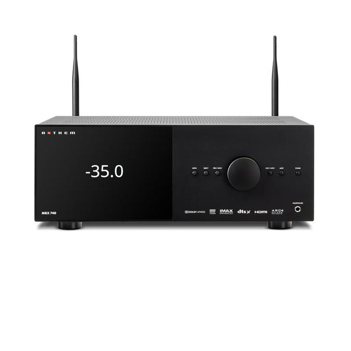 Anthem MRX 740 8K | Home Theater Receiver - 11.2 Channel Preamplifier and 7 Channel Amplifier - 140 W - Black-SONXPLUS Lac St-Jean