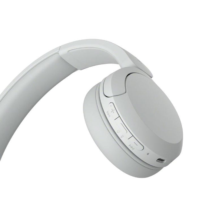 Sony WH-CH520 | Écouteurs supra-auriculaires - Sans fil - Bluetooth - Jusqu'à 50 heures d'autonomie - Blanc-SONXPLUS Lac St-Jean