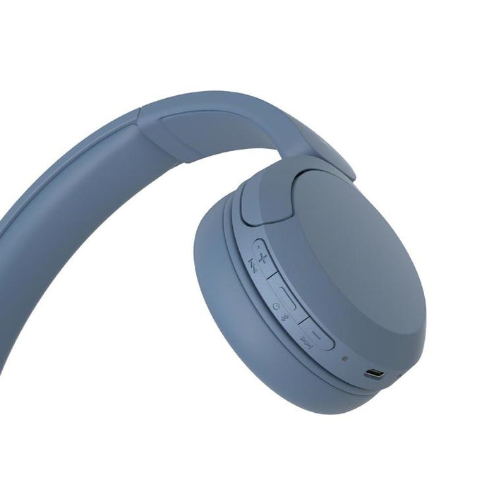 Sony WH-CH520 | Écouteurs supra-auriculaires - Sans fil - Bluetooth - Jusqu'à 50 heures d'autonomie - Bleu-SONXPLUS Lac St-Jean