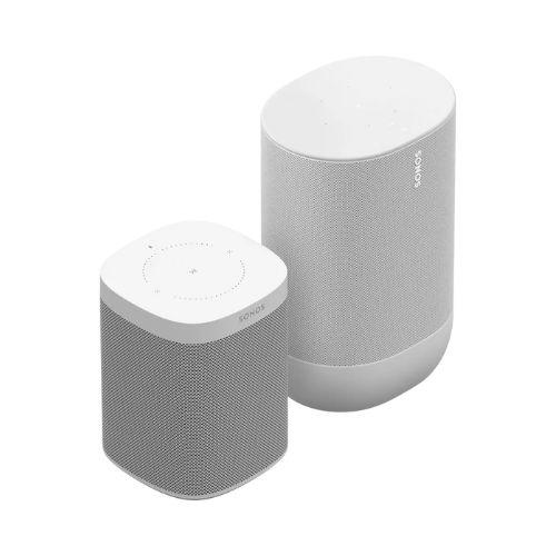 Sonos | Ensemble intérieur-extérieur - Era 100 et Move - Blanc-SONXPLUS Lac St-Jean