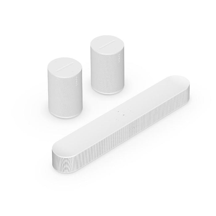 Sonos | Ensemble de son ambiophonique avec Beam - 2 Era 100 + Beam - Blanc-SONXPLUS Lac St-Jean