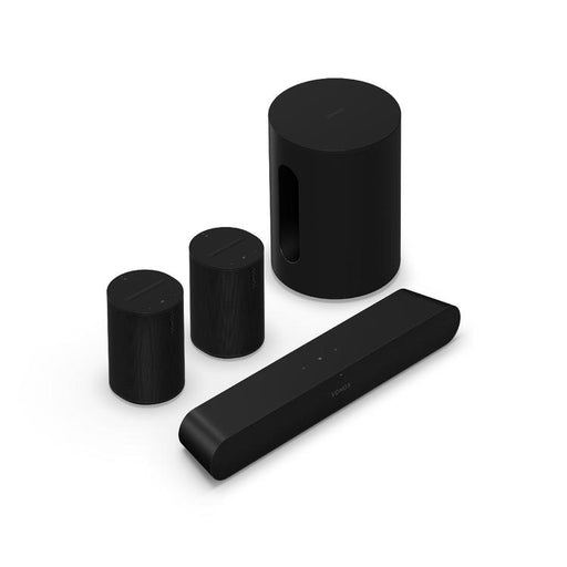 Sonos | Immersive Set with Ray - Sub Mini - 2 x Era 100 - Black-SONXPLUS Lac St-Jean