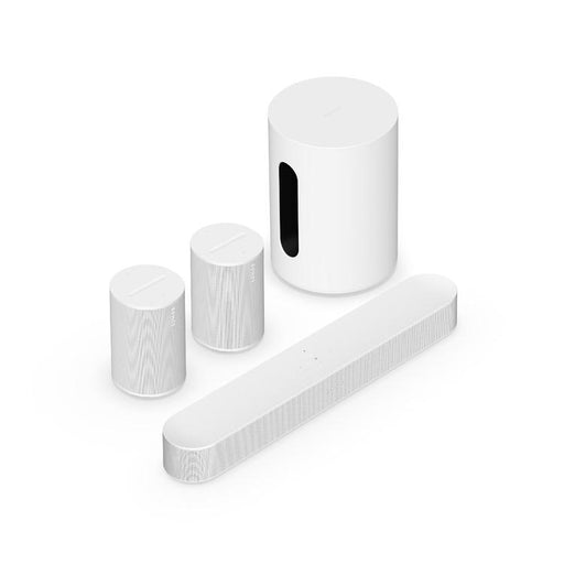 Sonos | Ensemble immersif avec Beam - Sub Mini - Era 100 - Blanc-SONXPLUS Lac St-Jean