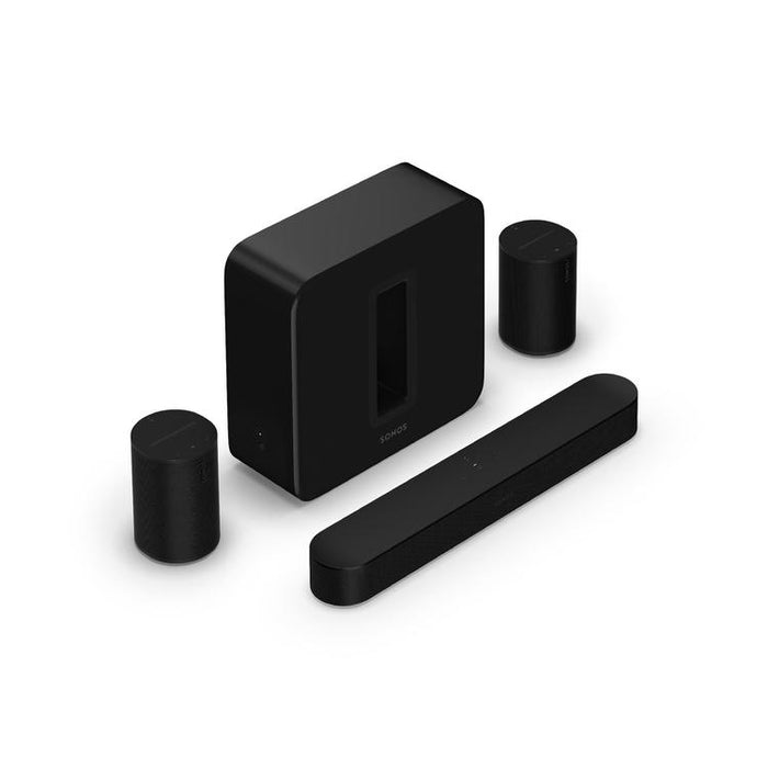 Sonos | High-End Immersive Set with Beam - Sub - Era 100 - Black-SONXPLUS Lac St-Jean