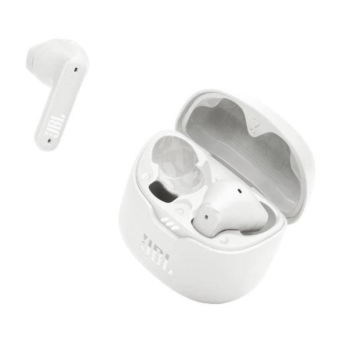 JBL Tune Flex | In-Ear Headphones - 100% Wireless - Bluetooth - Noise reduction - Stick-open design - IPX4 - White-SONXPLUS Lac St-Jean