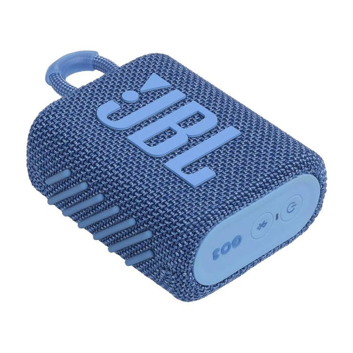 JBL Go 3 Eco | Mini Speaker - Ultra-portable - Bluetooth - IP67 - Blue-SONXPLUS Lac St-Jean