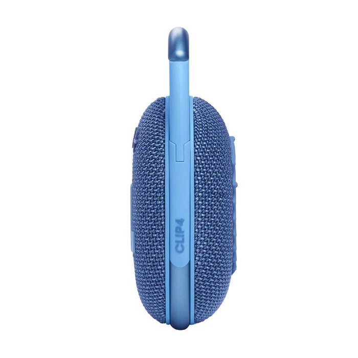 JBL Clip 4 Eco | Haut-parleur - Ultra-portable - Étanche - Bluetooth - Mousqueton intégré - Bleu-SONXPLUS Lac St-Jean