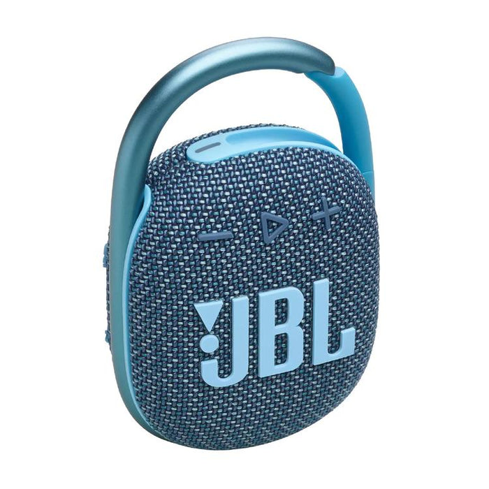 JBL Clip 4 Eco | Haut-parleur - Ultra-portable - Étanche - Bluetooth - Mousqueton intégré - Bleu-SONXPLUS Lac St-Jean