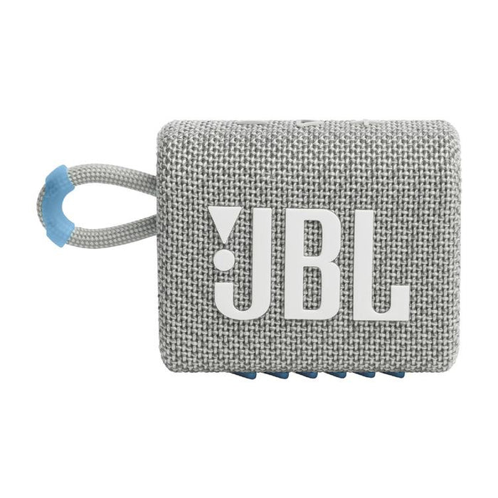 JBL Go 3 Eco | Mini Haut-parleur - Ultra-portable - Bluetooth - IP67 - Blanc-SONXPLUS Lac St-Jean